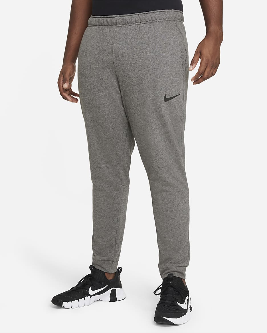 Pants de fitness de tejido Fleece Dri FIT entallados para hombre Nike Dry